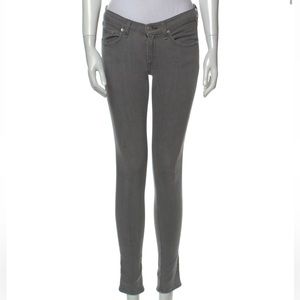 Rag & Bone Gray Low-Rise Skinny Leg Jeans 👖 Size 26
